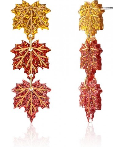 Halloween Earrings for Women Skull BOO Pumpkin Ghost Maple Leaf Earrings Holiday Festive Jewelry Gifts EH21391A $10.79 Earrings