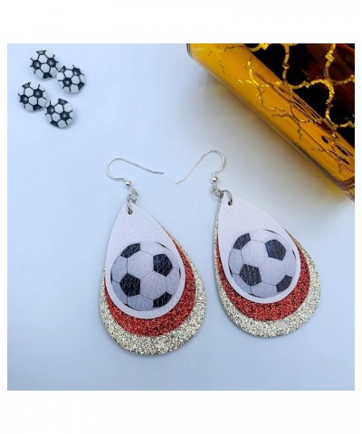 Soccer Earrings for Women - Soccer Jewelry for Girls - Soccer Jewelry for Mom - Soccer Ball Earrings - Earrings for Soccer Mo...