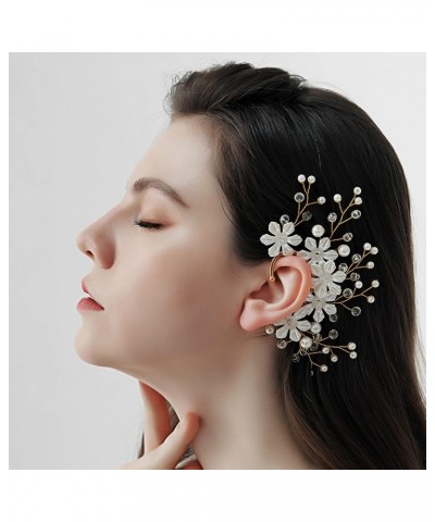 Handmade Elf Ear Cuff Fairy Flower Single Left Earring for Women $7.00 Earrings