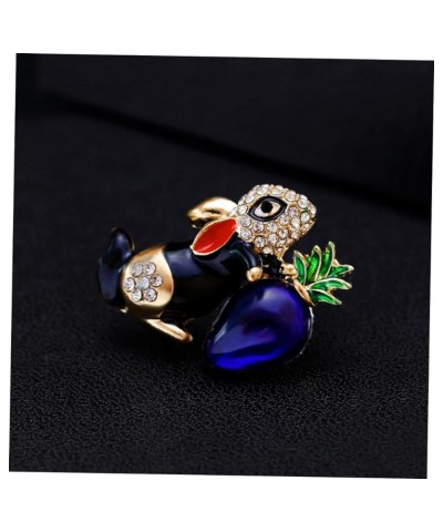 Pearl Handbags for Women Rhinestone Lapel Pin Alloy Brooch Easter Brooch Pin Fashion Alloy Lapel Pin 3.3X2.6cm Assorted Color...