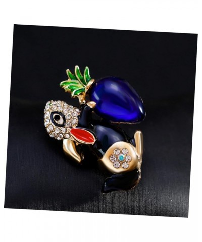 Pearl Handbags for Women Rhinestone Lapel Pin Alloy Brooch Easter Brooch Pin Fashion Alloy Lapel Pin 3.3X2.6cm Assorted Color...