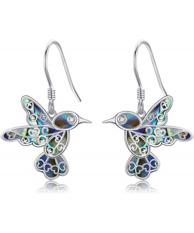 Tulip/Hummingbird Earrings Sterling Silver Tulip Earrings Hummingbird Jewelry Tulip Gifts for Women Girls Hummingbird $13.04 ...