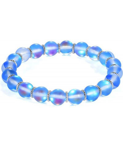 Moonstone Beads Strand Bracelets for Women 18001M $11.20 Bracelets