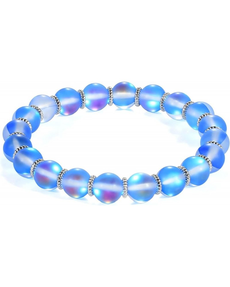 Moonstone Beads Strand Bracelets for Women 18001M $11.20 Bracelets