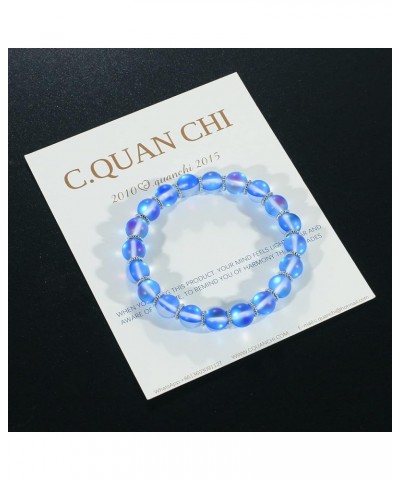 Moonstone Beads Strand Bracelets for Women 18001M $11.20 Bracelets