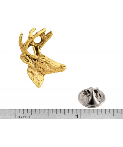 Handcrafted Deer and Elk Pins for Hunting Enthusiasts - Antler Shed, Bugling, Mule, Whitetail, Blacktail - Pewter, Copper, Go...