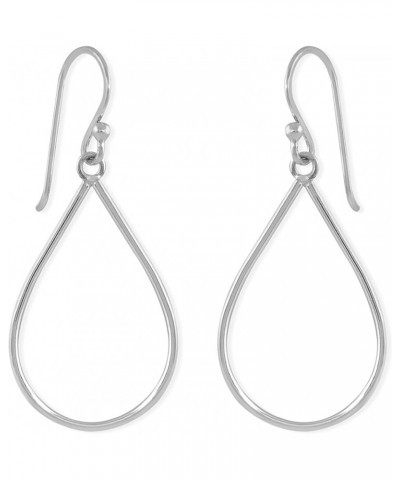 Jewelry Sterling Silver Open Teardrop Dangle Earrings $13.20 Earrings