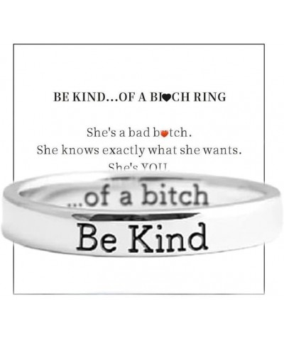 ?? ???? ?? ? ????? ????,Stainless Steel Engraved Band Ring for Women Funny Inspirational Motivational Sayings Ring Friendship...