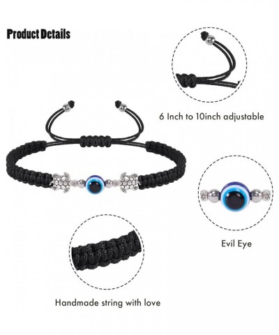 Evil Eye Bracelets for Women Men Handmade Braided Kabbalah Good Luck Bracelet Rope Cord Thread Friendship Bracelet Adjustable...