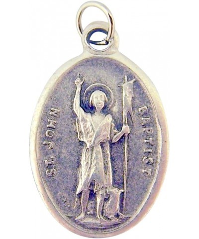 Silver Tone Saint St John The Baptist Pray for Us Medal, 1 Inch Set of 20 $8.86 Pendants