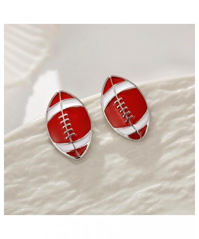 Sport Ball Dangle Earrings, Football Earrings, Basketball Earrings Soccer Volleyball Baseball Earrings for Women Fan Gift Foo...