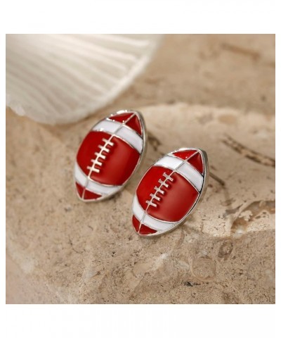 Sport Ball Dangle Earrings, Football Earrings, Basketball Earrings Soccer Volleyball Baseball Earrings for Women Fan Gift Foo...