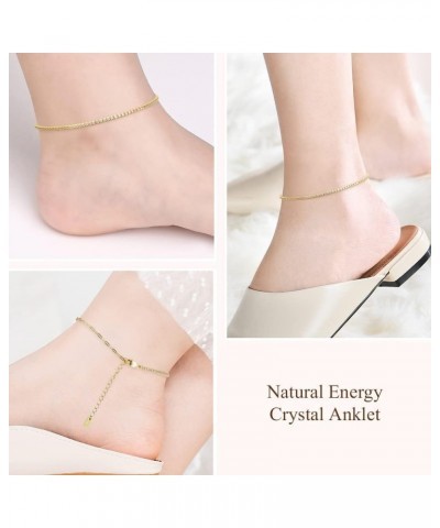 925 sterling silver anklet 14k gold plated ankle bracelet Cross butterfly Chain styles for woman girl romantic sweet gift adj...