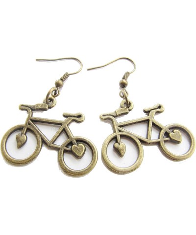 Bicycle Earrings - Bike Earrings - Bike Lover - Dangle Bike Earrings - Road Bike Earrings - Bike Jewelry - Cyclist Earrings A...