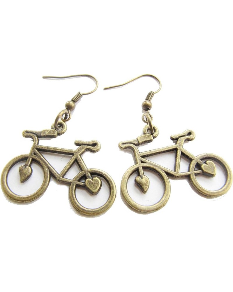 Bicycle Earrings - Bike Earrings - Bike Lover - Dangle Bike Earrings - Road Bike Earrings - Bike Jewelry - Cyclist Earrings A...