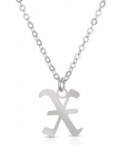 Stainless Steel Gold Plated Gothic, Old English Initial A - Z Letter Alphabet Pendant Necklace X $10.19 Necklaces