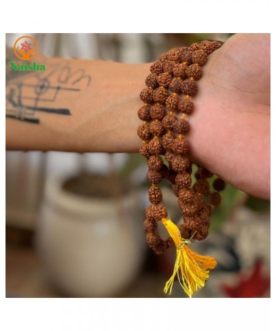 (Pack of 2 Rudraksha Mala 108+1 Beads & Original Kamal Gatta Mala (Lotus Seeds) Natural Himalaya 5 face Panch Mukhi Rudraksha...