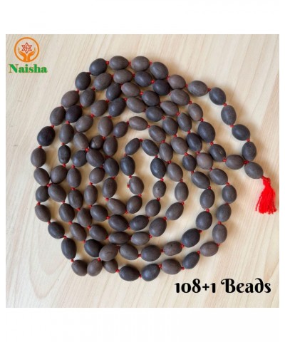 (Pack of 2 Rudraksha Mala 108+1 Beads & Original Kamal Gatta Mala (Lotus Seeds) Natural Himalaya 5 face Panch Mukhi Rudraksha...