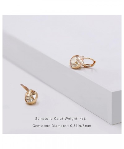 Gorgeous Solitaire Earrings for Women - Embellished with Austrian Crystals, Leverback Drop, Perfect for Any Occasion, Ideal G...