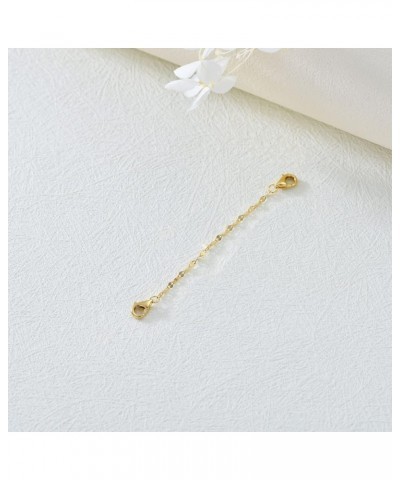 14k Gold 1"/1.5"/2"/2.5"/3"/4"/5"/6" Necklace Bracelet Extender Chain, Necklace Extender Gold 14k, Durable Removable Gold Cha...