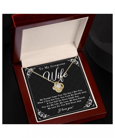 Romantic Gifts For My Wife With Message, To My Wife Necklace, Birthday Gifts to Wife From Husband, Valentines Gifts For Wife,...