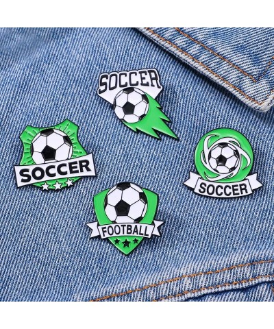 Love Football Game Play To Win Soccer Enamel Pin and Brooches 10 $8.43 Brooches & Pins