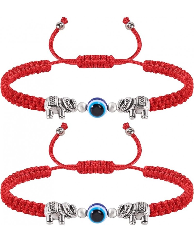 Evil Eye Bracelets for Women Men Handmade Braided Kabbalah Good Luck Bracelet Rope Cord Thread Friendship Bracelet Adjustable...