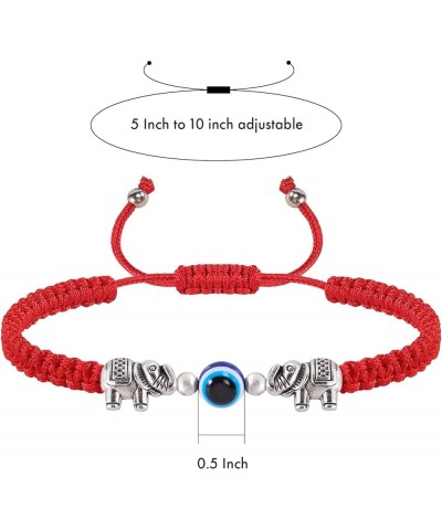 Evil Eye Bracelets for Women Men Handmade Braided Kabbalah Good Luck Bracelet Rope Cord Thread Friendship Bracelet Adjustable...