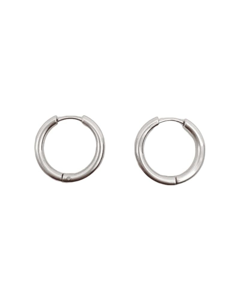 Surgical Stainless Steel Hoop Earrings 8mm/10mm/12mm/14mm/16mm Gold Black Rose Gold Silver Present Gift For Women - Cartilage...