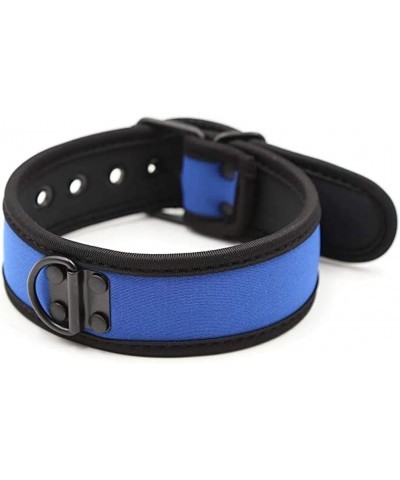 Neoprene Puppy Custom Choker Collar for Men Women Blue $7.64 Necklaces