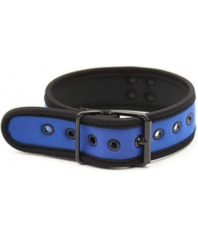 Neoprene Puppy Custom Choker Collar for Men Women Blue $7.64 Necklaces