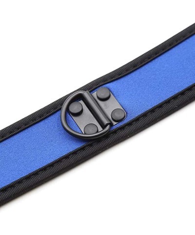 Neoprene Puppy Custom Choker Collar for Men Women Blue $7.64 Necklaces