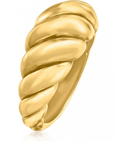 Italian 14kt Yellow Gold Shrimp Ring $120.70 Rings