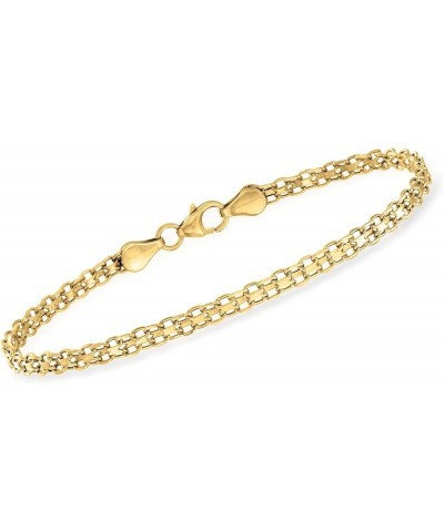 by Ross-Simons Italian 14kt Yellow Gold Bismark-Link Bracelet 8 Inches $90.88 Bracelets