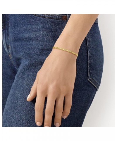 by Ross-Simons Italian 14kt Yellow Gold Bismark-Link Bracelet 8 Inches $90.88 Bracelets