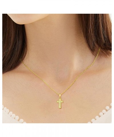 Cross Necklace for Women, Dainty Gold Necklace Cute Tiny Cross Pendant Necklace Simple Cross Necklace Everyday Gifts for Girl...