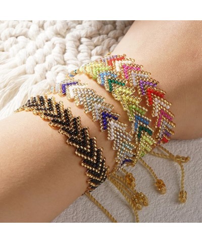 Boho Beaded Bracelets For Women 2024 New Braided Chain Elegant Friendship Jewelry Handmade Adjustable Gift Multia $8.63 Brace...