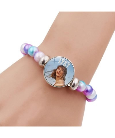 T.S Tay-lor Bracelets Imitation Pearl Album Bracelet for Women Girls Kids' Play Swif-tie Fans Concert Costume Music Lover 7 $...