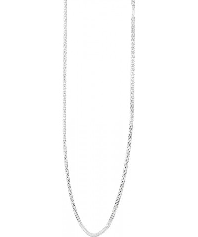 'Popcorn Charm' Chain Necklace in Polished Sterling Silver, 18 18 Inches $20.30 Necklaces