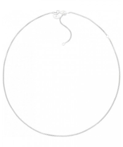 'Popcorn Charm' Chain Necklace in Polished Sterling Silver, 18 18 Inches $20.30 Necklaces