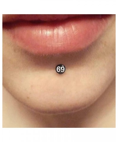 Clear PTFE Flexi Tragus Labret Chin Piercing 16g with a 3mm Flat Silver Tops LOGO: 69 $8.67 Body Jewelry