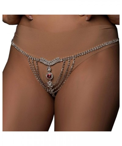 Rhinestone Bra Body Chain Jewelry Crystal Body Chain Necklace Luxury Rhinestone Non Piercing Nipple Body Chain Bra for Women ...