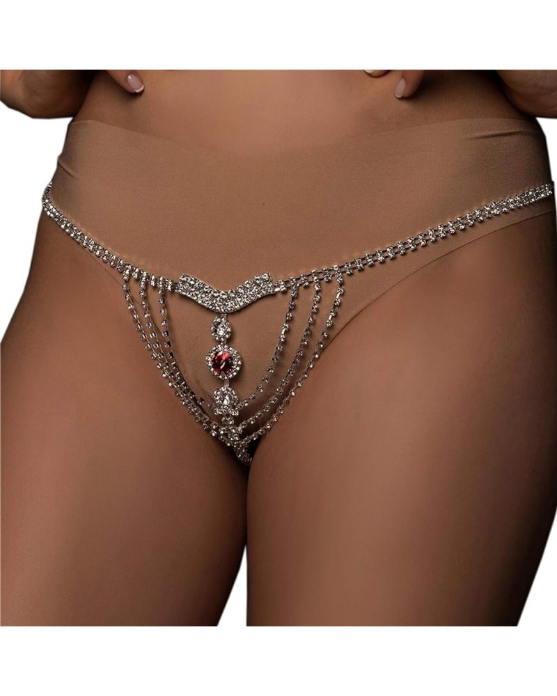 Rhinestone Bra Body Chain Jewelry Crystal Body Chain Necklace Luxury Rhinestone Non Piercing Nipple Body Chain Bra for Women ...