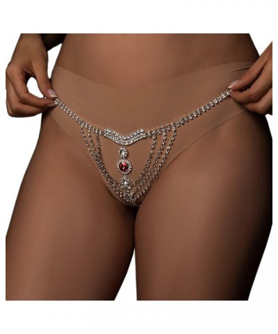 Rhinestone Bra Body Chain Jewelry Crystal Body Chain Necklace Luxury Rhinestone Non Piercing Nipple Body Chain Bra for Women ...