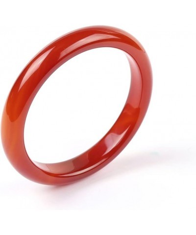 Jade Bangle Bracelet for Women Girls Classcial Retro Chinese Style Natural Green Agate Bangle Red Small Size (57-59mm)) $14.9...