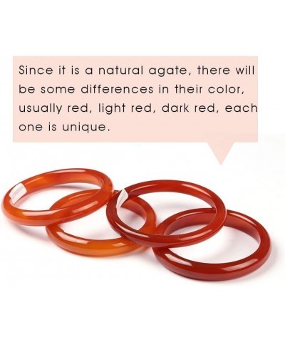 Jade Bangle Bracelet for Women Girls Classcial Retro Chinese Style Natural Green Agate Bangle Red Small Size (57-59mm)) $14.9...