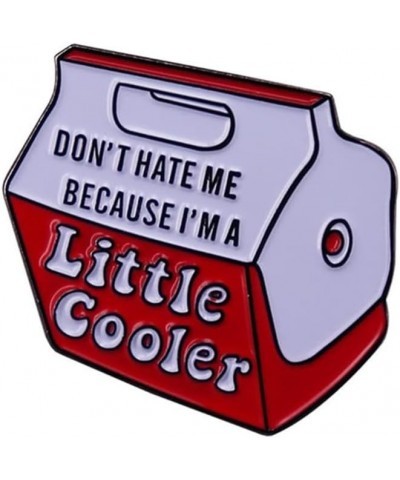 Don't hate me because I'm a little cool Words Enamel Pin Socially Awkward Badge Bag Clothes Lapel Pin Punk Jewelry Gift for f...