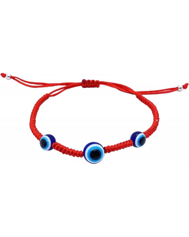 Evil Eye Hamsa Hand Bracelets Adjustable Lucky Amulet Tantric Knots Red String for Family 7.08" to 11 3eyes Medium $5.93 Brac...