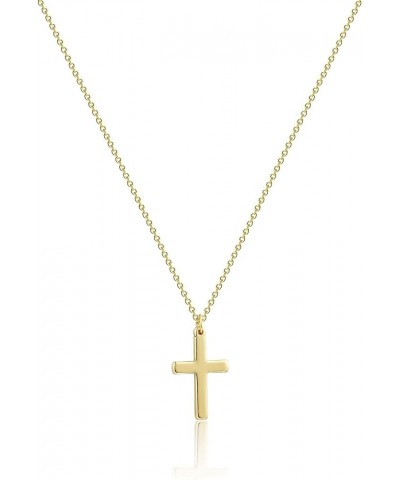 Cross Necklace for Women 14K Gold Plated Sideways Cross Necklace Set Dainty Simple Silver Cross Choker Trendy Cute Layered Go...