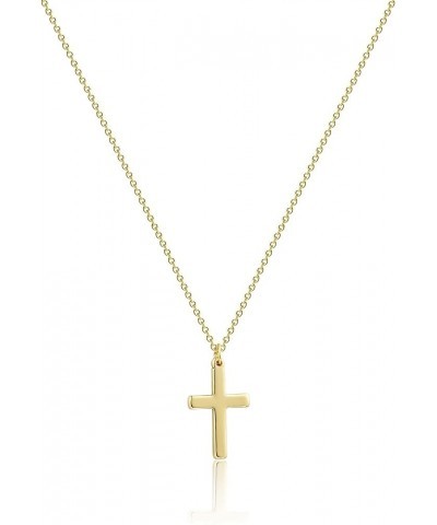 Cross Necklace for Women 14K Gold Plated Sideways Cross Necklace Set Dainty Simple Silver Cross Choker Trendy Cute Layered Go...